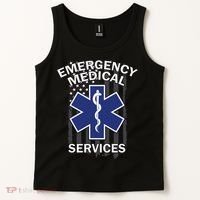 Emergency Medical Services Flag Tank Top thumb 2