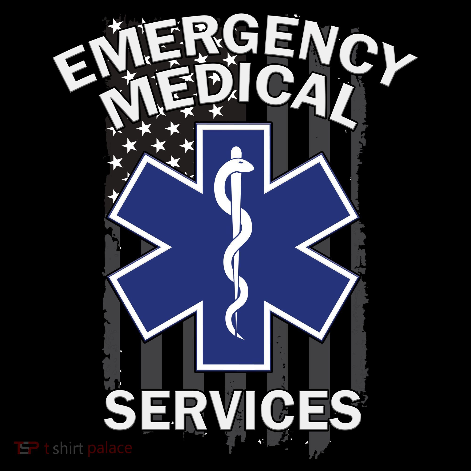 Emergency Medical Services Flag Tank Top