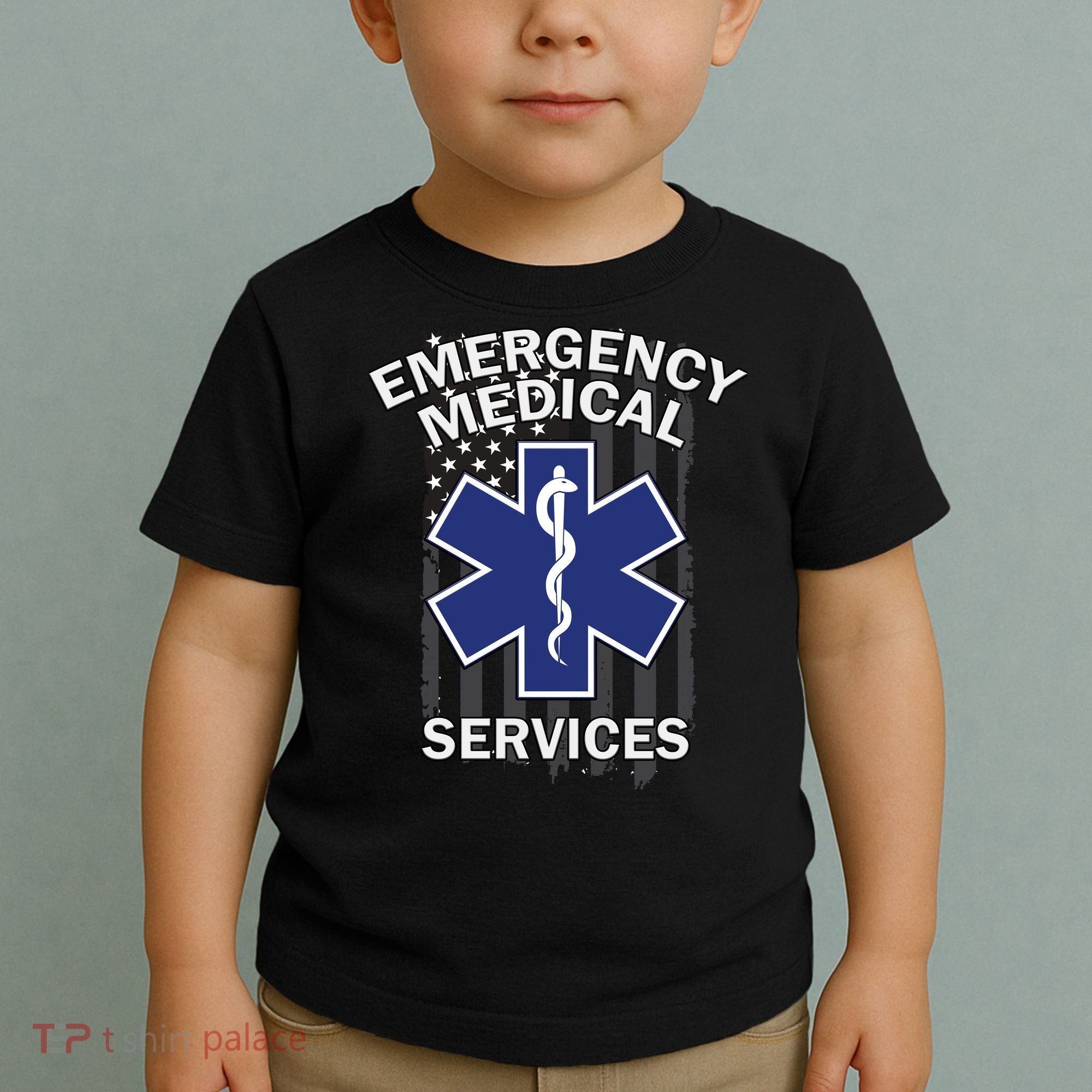 Emergency Medical Services Flag Toddler T-Shirt