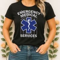 Emergency Medical Services Flag Women's T-Shirt thumb 2