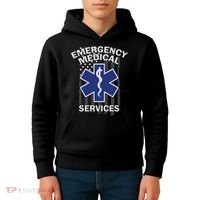 Emergency Medical Services Flag Kids Hoodie thumb 4
