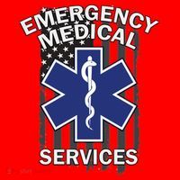 Emergency Medical Services Flag Santa Hat thumb 1