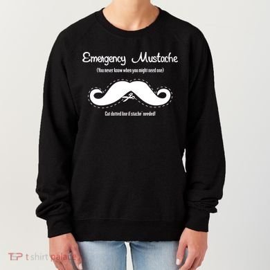 Emergency Mustache Women's Sweatshirt