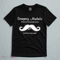 Emergency Mustache T-Shirt thumb 5