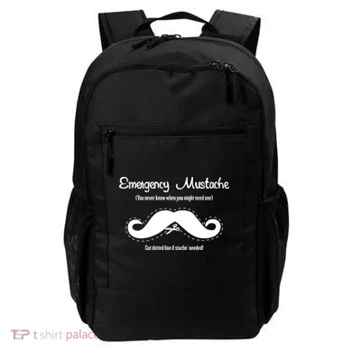 Emergency Mustache Backpack