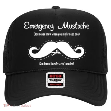Emergency Mustache Hat