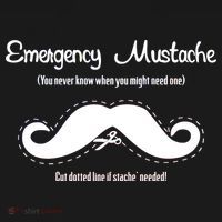 Emergency Mustache Toddler Hoodie thumb 2