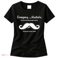 Emergency Mustache Women's T-Shirt thumb 0