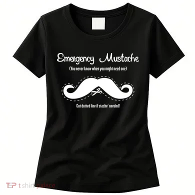Emergency Mustache Women's T-Shirt