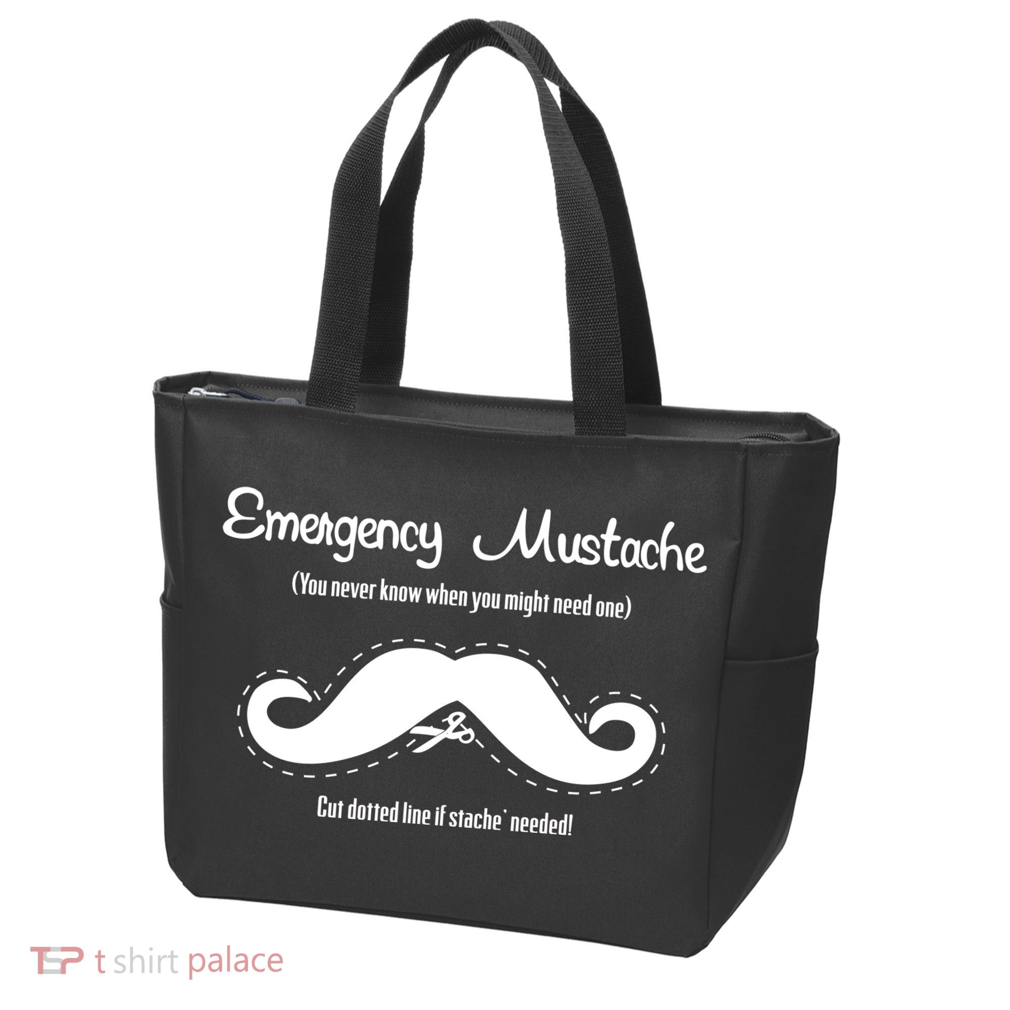 Emergency Mustache Tote Bag