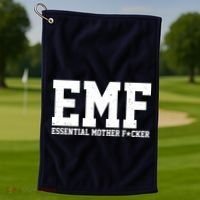 EMF Essential Mother F*cker Golf Towel thumb 1