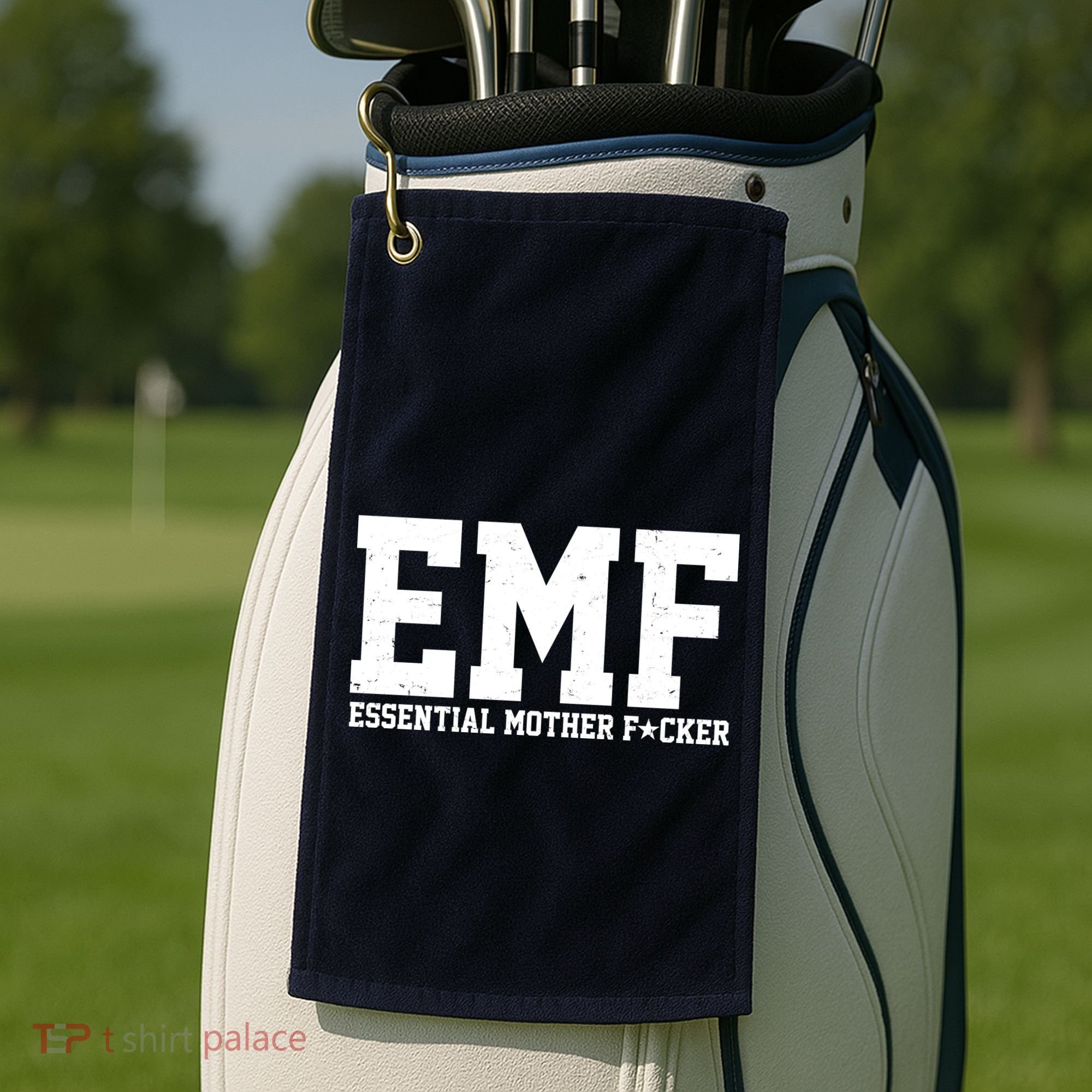 EMF Essential Mother F*cker Golf Towel