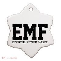 EMF Essential Mother F*cker Ceramic Ornament thumb 0