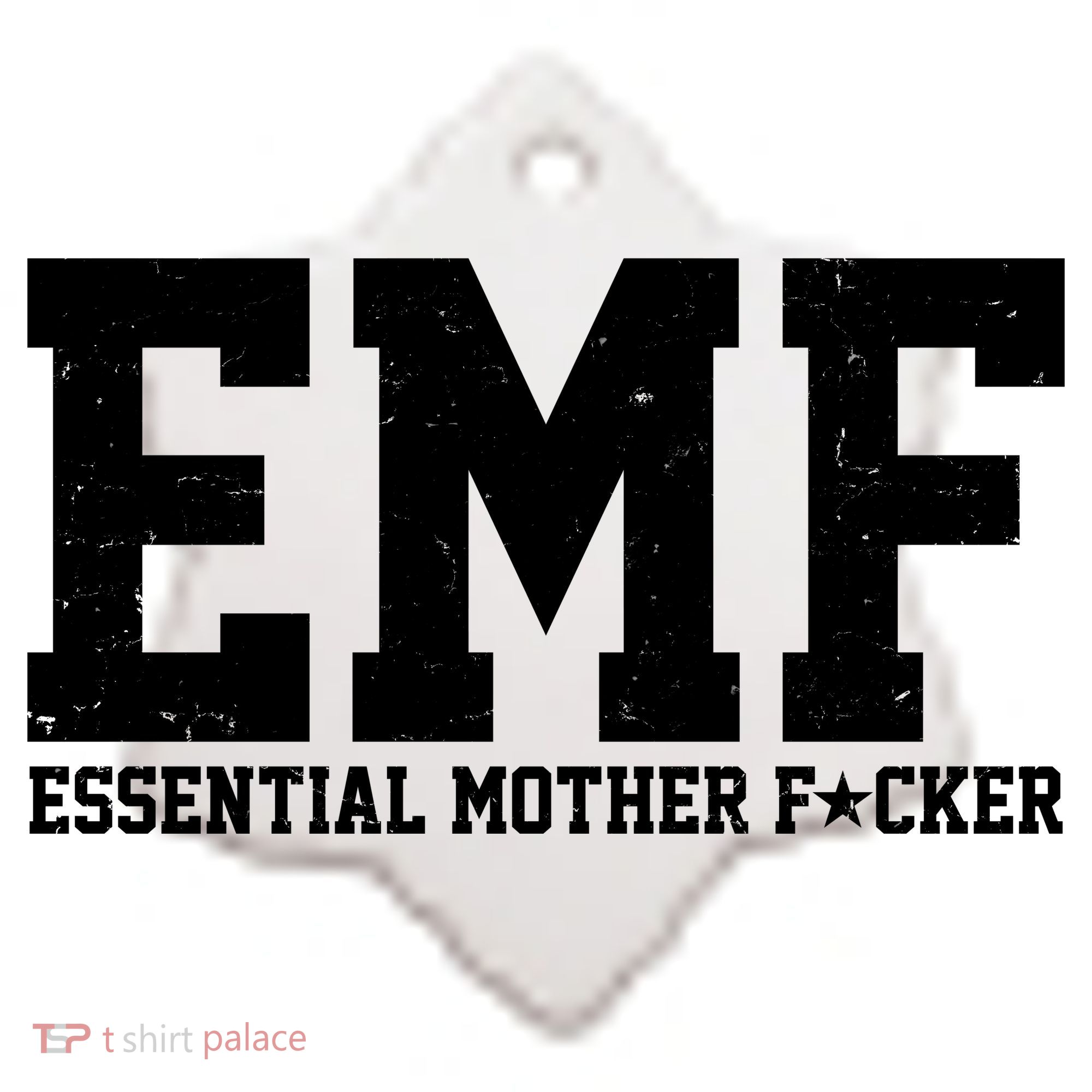 EMF Essential Mother F*cker Ceramic Ornament