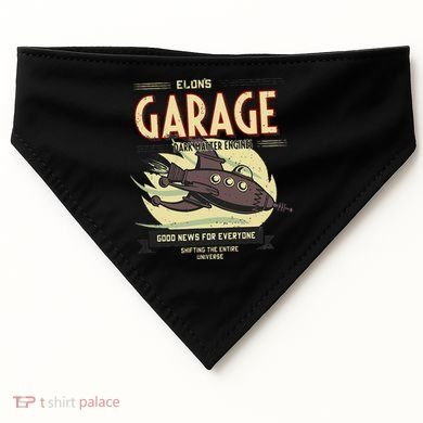 Elon Musk Fan USA-Made Doggie Bandana