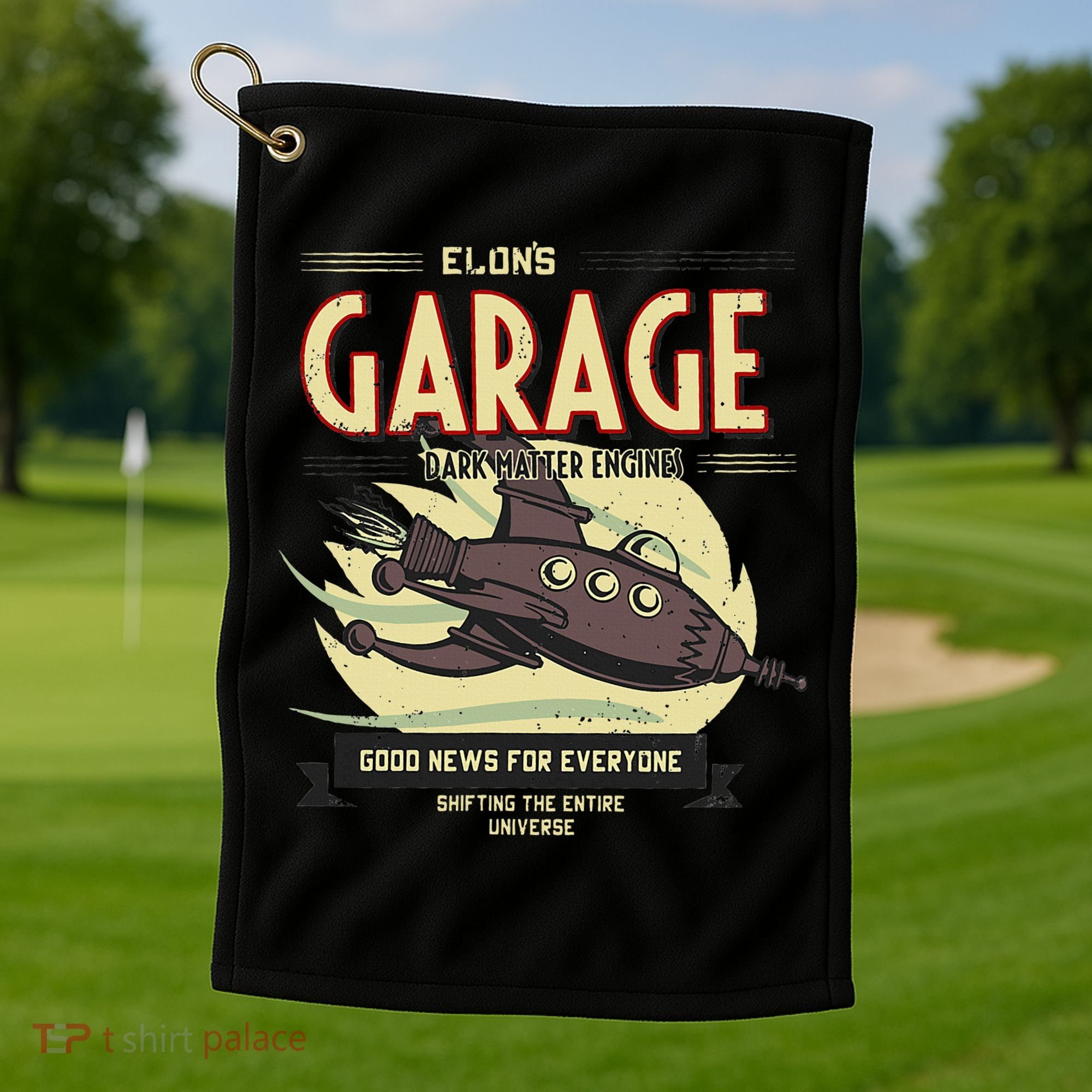 Elon Musk Fan Golf Towel
