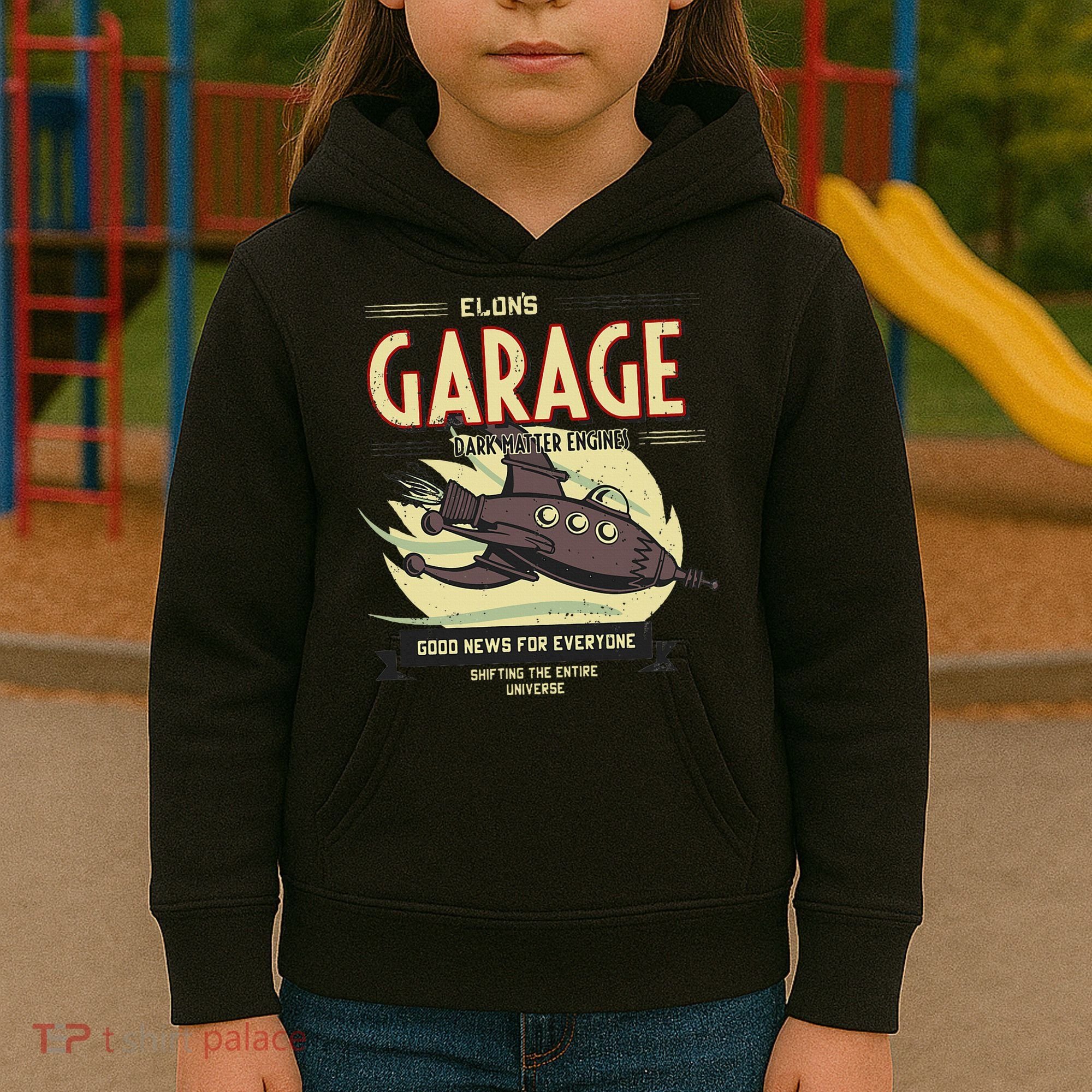 Elon Musk Fan Kids Hoodie