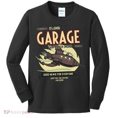 Elon Musk Fan Kids Long Sleeve Shirt