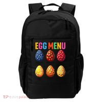 Egg Menu Fruit-Flavored Eggs Funny Easter Day Hunt Eggs Backpack thumb 0