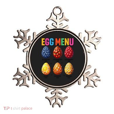 Egg Menu Fruit-Flavored Eggs Funny Easter Day Hunt Eggs Ornament