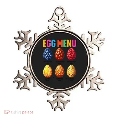Egg Menu Fruit-Flavored Eggs Funny Easter Day Hunt Eggs Ornament