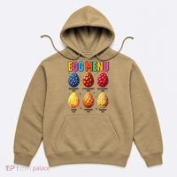 Egg Menu Fruit-Flavored Eggs Funny Easter Day Hunt Eggs Hoodie thumb 0