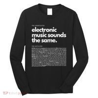 Electronic Music Genre Funny Techno Active Long Sleeve Shirt thumb 0