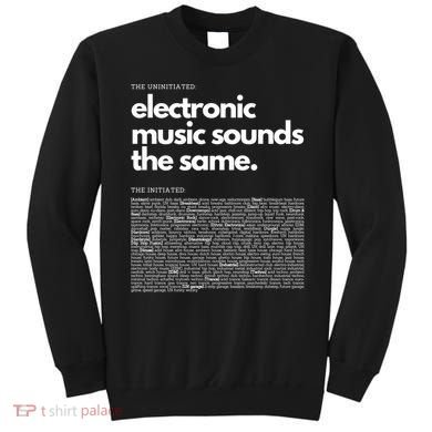 Electronic Music Genre Funny Techno Active Sweatshirt