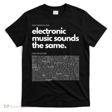 Electronic Music Genre Funny Techno Active T-Shirt