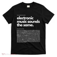 Electronic Music Genre Funny Techno Active T-Shirt thumb 0