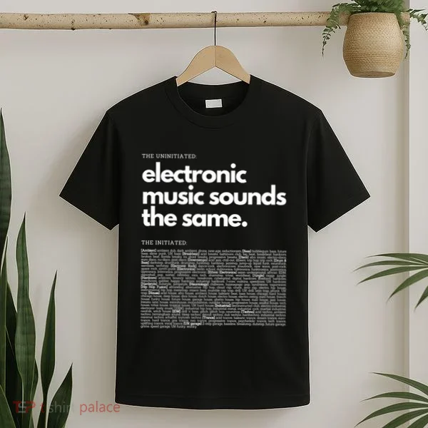 Electronic Music Genre Funny Techno Active T-Shirt