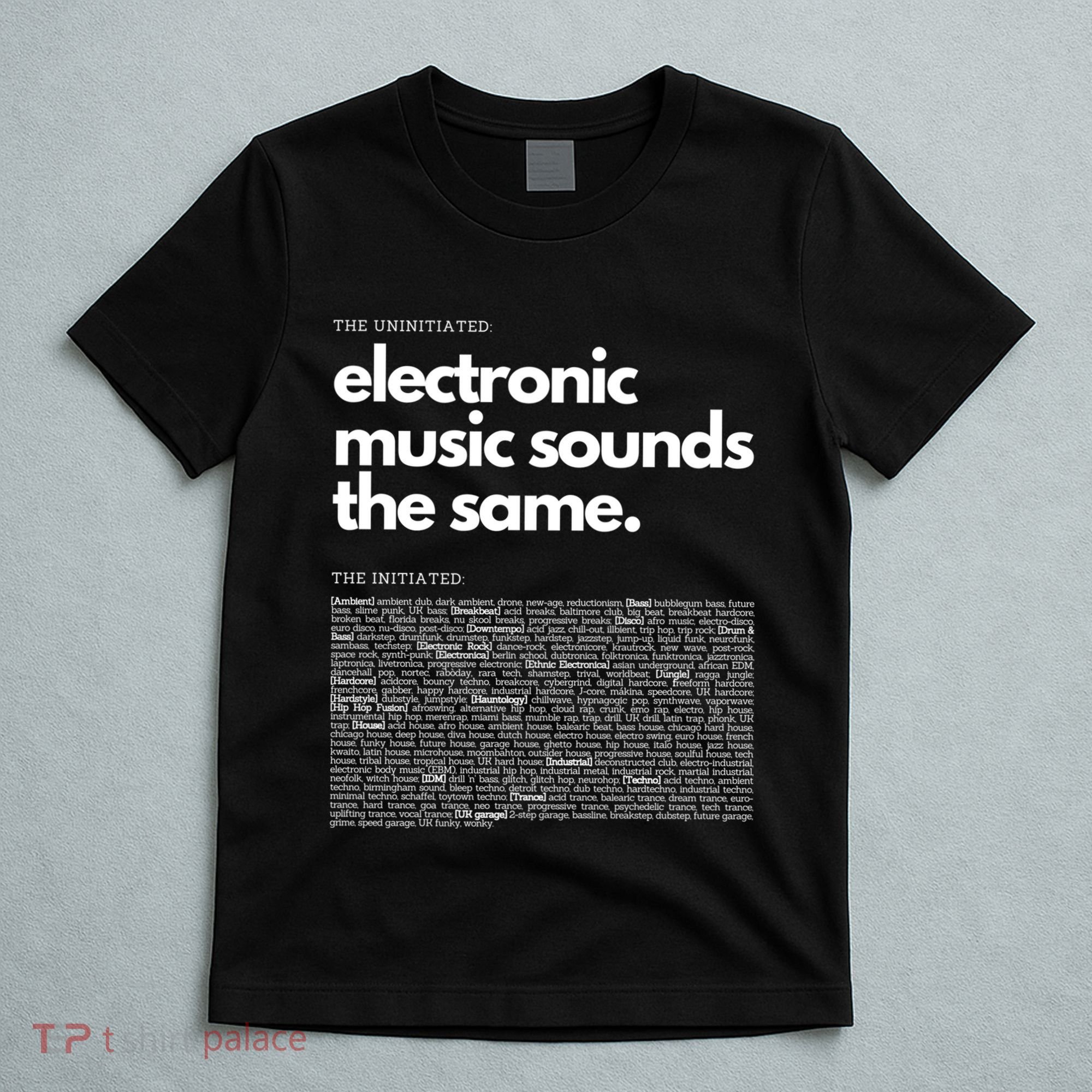 Electronic Music Genre Funny Techno Active T-Shirt