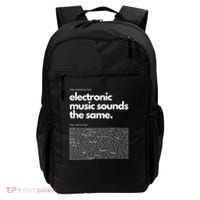 Electronic Music Genre Funny Techno Active Backpack thumb 0