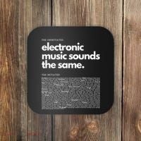 Electronic Music Genre Funny Techno Active Coaster thumb 0