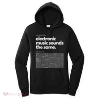 Electronic Music Genre Funny Techno Active Women's Hoodie thumb 0