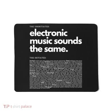 Electronic Music Genre Funny Techno Active Mousepad