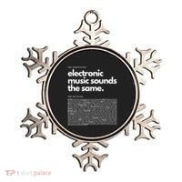 Electronic Music Genre Funny Techno Active Ornament thumb 0