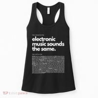 Electronic Music Genre Funny Techno Active Women's Tank Top thumb 0