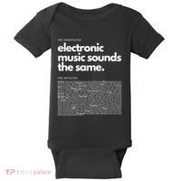 Electronic Music Genre Funny Techno Active Baby Bodysuit thumb 0