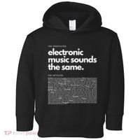 Electronic Music Genre Funny Techno Active Toddler Hoodie thumb 0