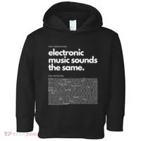 Electronic Music Genre Funny Techno Active Toddler Hoodie thumb 0