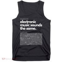 Electronic Music Genre Funny Techno Active Tank Top thumb 0