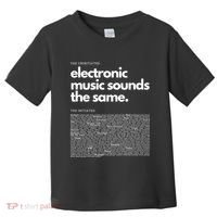Electronic Music Genre Funny Techno Active Toddler T-Shirt thumb 0