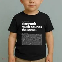 Electronic Music Genre Funny Techno Active Toddler T-Shirt thumb 2