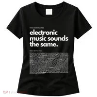 Electronic Music Genre Funny Techno Active Women's T-Shirt thumb 0
