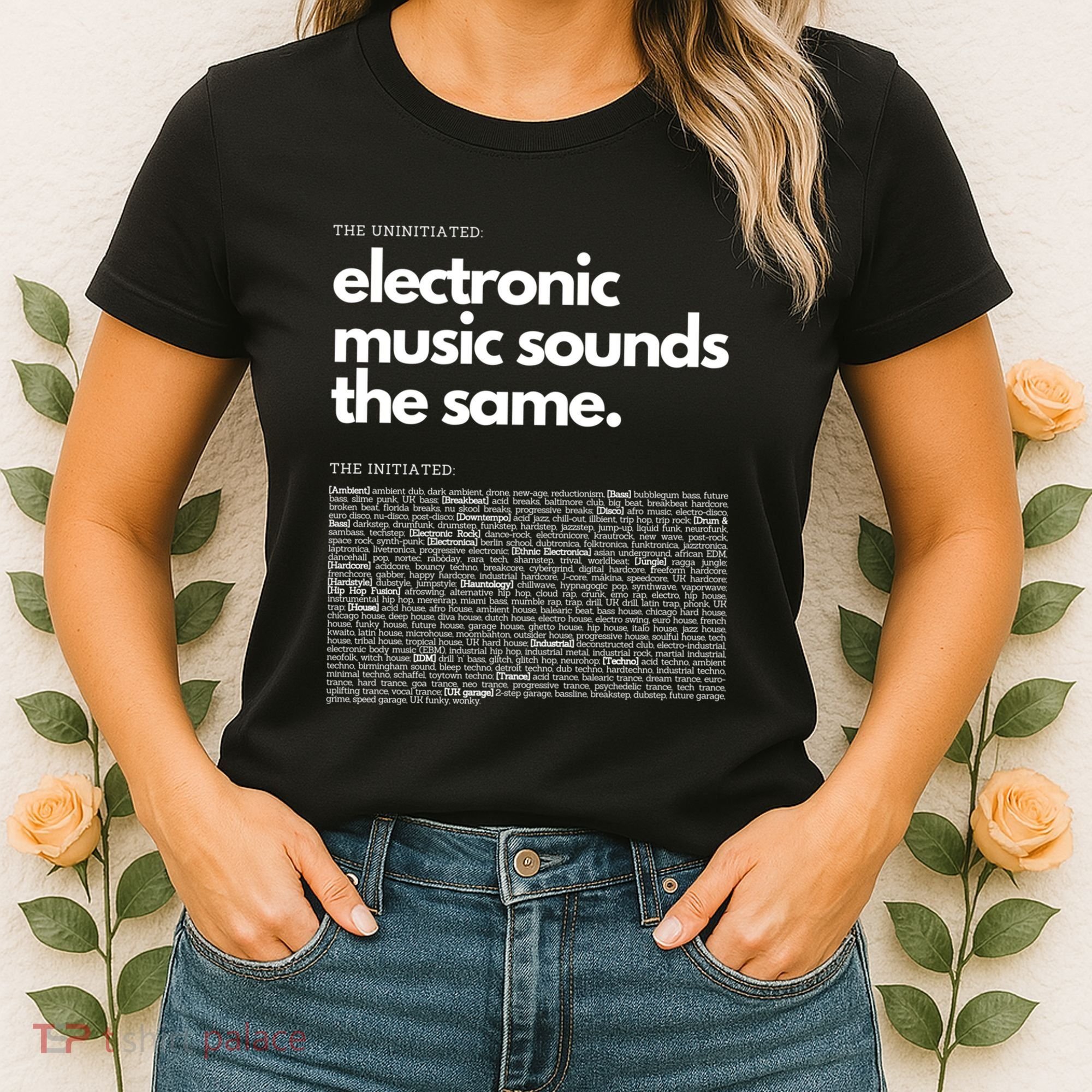 Electronic Music Genre Funny Techno Active Women's T-Shirt