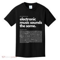 Electronic Music Genre Funny Techno Active Kids T-Shirt thumb 0