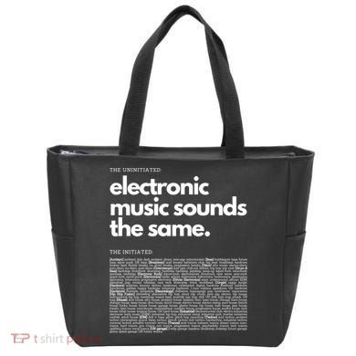Electronic Music Genre Funny Techno Active Tote Bag
