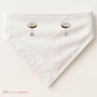Espresso Martini Graphic USA-Made Doggie Bandana thumb 0