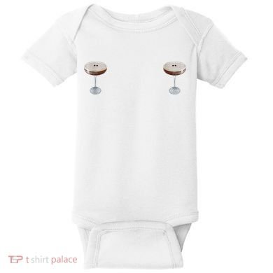 Espresso Martini Graphic Baby Bodysuit